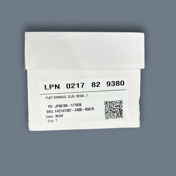 Just Fab x Kelly Rowland Flat Sandals Beige Size 7 Espadrille Style With Wraparo - Picture 5 of 6